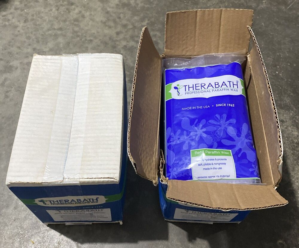 Therabath Paraffin Wax Beads Lavender 6 lbs Six Individual One Pound Packs NEW - Picture 2 of 3